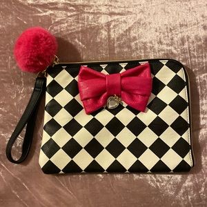Betsey Johnson wristlet. NWOT.